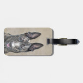 Nederlandse herderdeschilderkunst - Kute Original  Bagagelabel (Achterkant horizontaal)