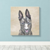 Nederlandse herderdeschilderkunst - Kute Original  Canvas Afdruk (Insitu (Houten vloer))