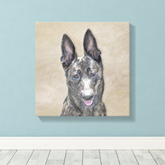 Nederlandse herderdeschilderkunst - Kute Original  Canvas Afdruk (Insitu (Houten vloer))