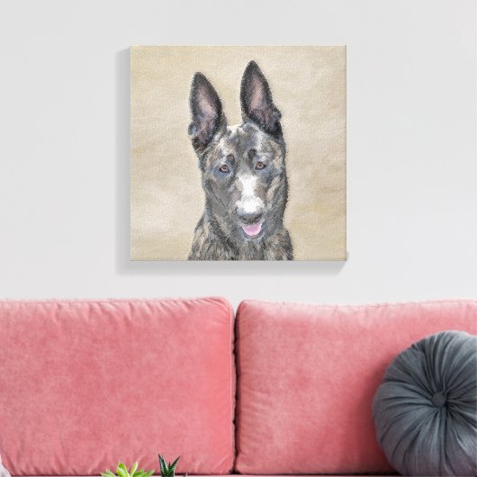 Nederlandse herderdeschilderkunst - Kute Original  Canvas Afdruk (Insitu (Woonkamer))