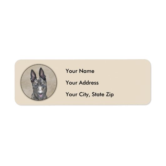 Nederlandse herderdeschilderkunst - Kute Original  Etiket (Voorkant)