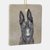 Nederlandse herderdeschilderkunst - Kute Original Keramisch Ornament (Rechts)