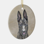 Nederlandse herderdeschilderkunst - Kute Original  Keramisch Ornament (Rechts)