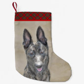 Nederlandse herderdeschilderkunst - Kute Original  Kleine Kerstsok (Voorkant)