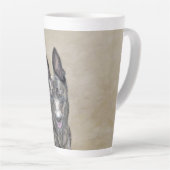 Nederlandse herderdeschilderkunst - Kute Original  Latte Mok (Rechterhoek)