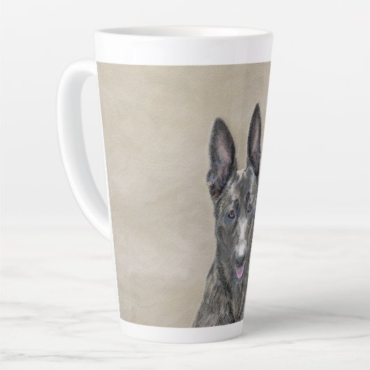 Nederlandse herderdeschilderkunst - Kute Original  Latte Mok (Linkerhoek)