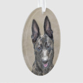 Nederlandse herderdeschilderkunst - Kute Original  Ornament (voorkant)