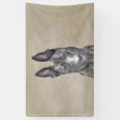 Nederlandse herderdeschilderkunst - Kute Original  Spandoek (Verticaal)