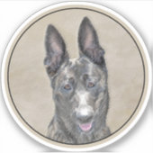 Nederlandse herderdeschilderkunst - Kute Original Sticker (Voorkant)