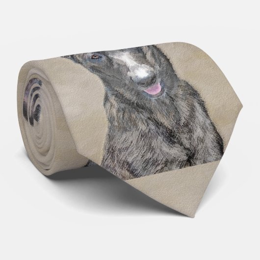 Nederlandse herderdeschilderkunst - Kute Original  Stropdas (Opgerold)