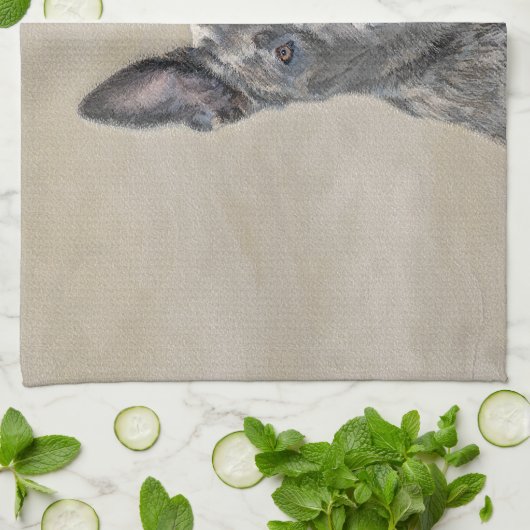 Nederlandse herderdeschilderkunst - Kute Original  Theedoek (Gevouwen)