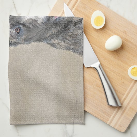 Nederlandse herderdeschilderkunst - Kute Original  Theedoek (Quarter Fold)