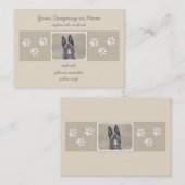 Nederlandse herderdeschilderkunst - Kute Original  Visitekaartje (Voorkant / Achterkant)