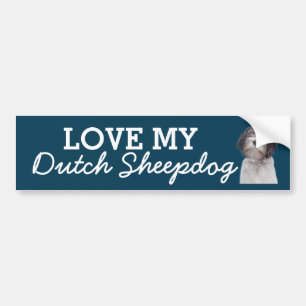 Nederlandse Herdershond bumpersticker