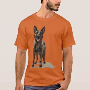 Nederlandse Herdershond ras vintage vrienden vrien T-shirt