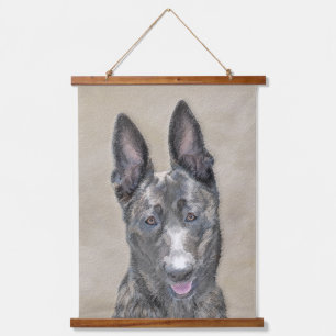 Nederlandse Herdershond Schilderij - Mooie Origine Hangend Wandkleed