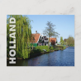 Nederlandse het houthuizen van Schans van Zaanse Briefkaart