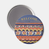 Nederlandse Hex Welkom Kleuren Magneet (Voorkant / Achterkant)