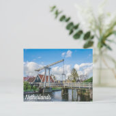 Nederlandse hijs- en hefwerkbrug briefkaart (Staand voorkant)
