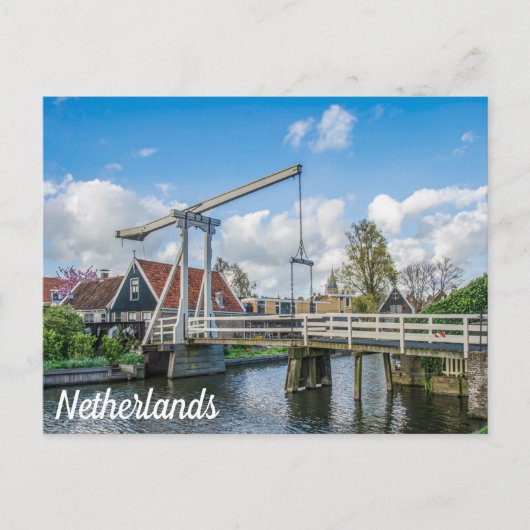 Nederlandse hijs- en hefwerkbrug briefkaart (Voorkant)