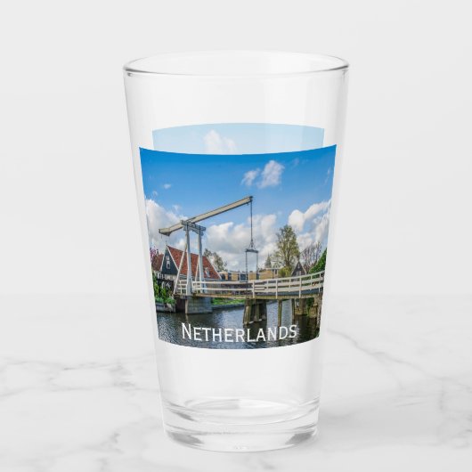 Nederlandse hijs- en hefwerkbrug glas (Voorkant)