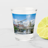 Nederlandse hijs- en hefwerkbrug shot glas (Voorkant)