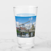 Nederlandse houten brug glas (Achterkant)