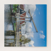 Nederlandse houten brug legpuzzel (Horizontaal)