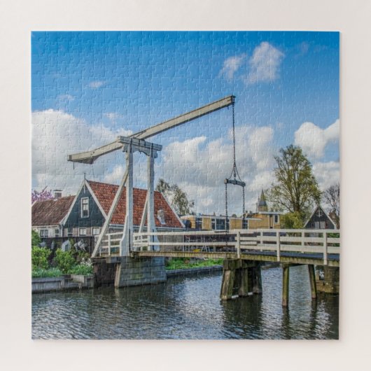 Nederlandse houten brug legpuzzel (Verticaal)