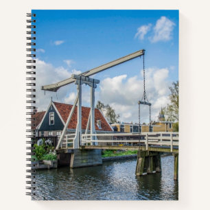 Nederlandse houten brug notitieboek
