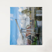 Nederlandse houten brug wandkleed (Voorkant)