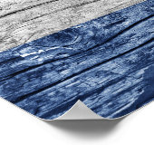 Nederlandse houten vlag poster (Hoek)