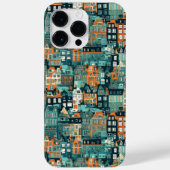 Nederlandse huizen patroon Case-Mate iPhone case (Achterkant)