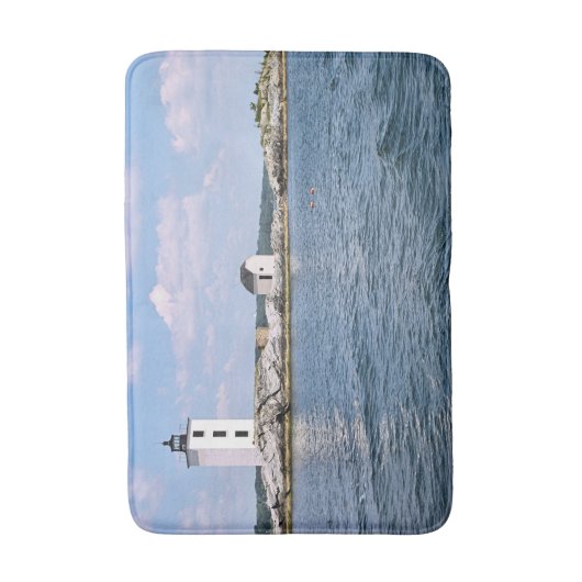 Nederlandse Island Lighthouse, Rhode Island Bath M Badmat (Voorkant Verticaal)