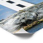 Nederlandse Island Lighthouse, Rhode Island Foto P Foto Afdruk (Hoek)