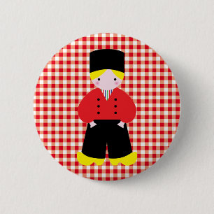 Nederlandse jongen ronde button 5,7 cm