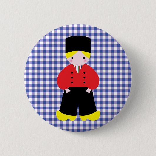 Nederlandse jongen ronde button 5,7 cm (Voorkant)