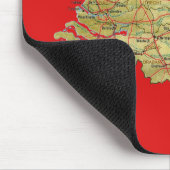 Nederlandse Kaart Mousepad Muismat (Hoek)
