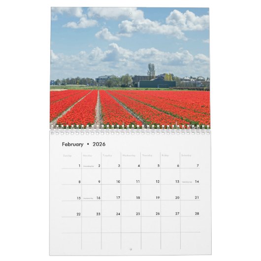 Nederlandse kalender 2026 (Feb 2026)