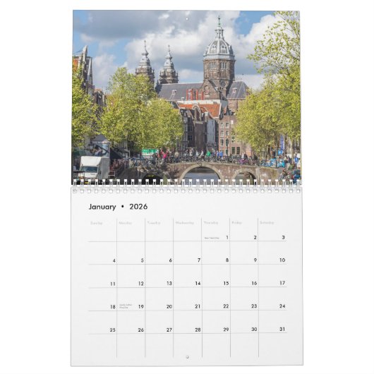 Nederlandse kalender 2026 (Jan 2026)