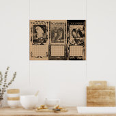  Nederlandse Kalender Vogelblanco Poster (Keuken)