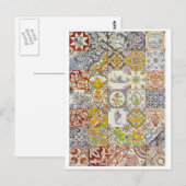 Nederlandse keramische tegels briefkaart (Voorkant / Achterkant)