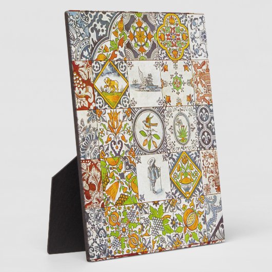 Nederlandse keramische tegels fotoplaat (Zijkant)