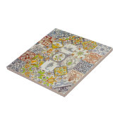 Nederlandse keramische tegels tegeltje (Zijkant)