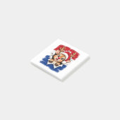 Nederlandse Kerst Rendier Post-it® Notes (Schuin)