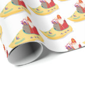 Nederlandse Kerst, Sint Nicolaas Sinterklaasdag Cadeaupapier (Rol Hoek)