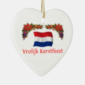 Nederlandse Kerstmis Keramisch Ornament (Rechts)