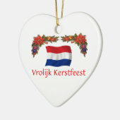 Nederlandse Kerstmis Keramisch Ornament (Links)