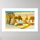 Nederlandse kerstscene poster (Voorkant)