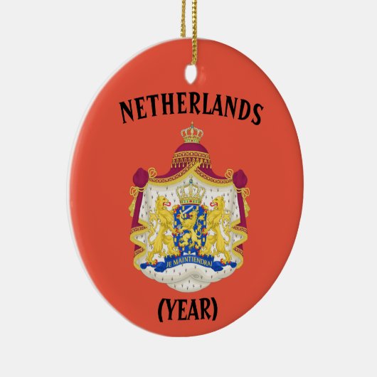Nederlandse kerstversiering keramisch ornament (Rechts)